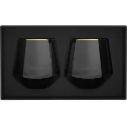 Andy Cartwright Afrique Dusk Whiskey Glass Set Gift Box Open